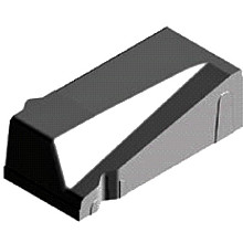 Invalide-inritblok 18/20 8/20x65x30 links zwart visbek