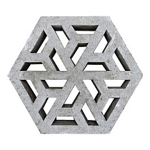Schellevis oud hollandse eco-tegel 37,5x37,5x7 cm grijs