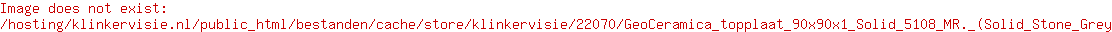 GeoCeramica topplaat 90x90x1 Solid 5108 MR. (Solid Stone Grey)