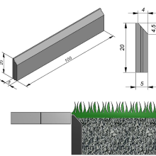 Opsluitband SansVue 6x20x100 cm zwart