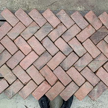 Oude gebakken keiformaten Rossa (op pallets)