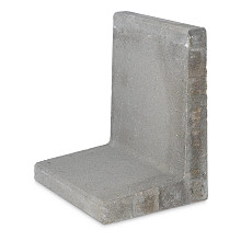 Betonnen L-element 50x50x120 grijs