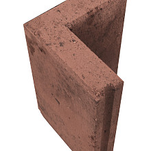 Opsluitband Hoekstuk 7x40 Roestbruin