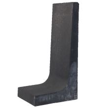 L-Element 100x50x40 cm zwart