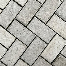 Oude gebakken keiformaten wit markeringssteen (op pallets)
