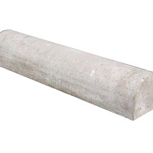 Stootband 2x recht 20x17x85 cm grijs