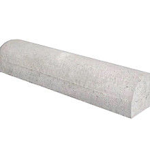 Stootband 1x rond 20x17x95 cm grijs