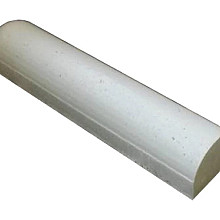 Stootband 1x rond 20x17x95 cm wit