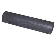 Stootband 2x recht 20x17x85 cm zwart