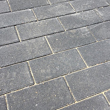 BSS 20x10x8 cm zwart MP elleboogverband (mini-facet, met deklaag)