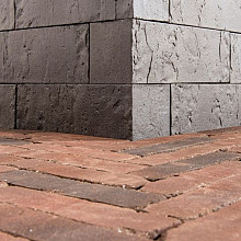 STB Blocco Bordano gebakken patioblok zwart