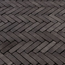 DF60 Lucca Antica gebakken dikformaat zwart zilverzand