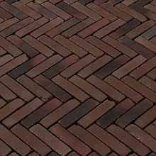 DF60 Vulcano Antica gebakken dikformaat rood-bruin-zwart