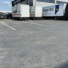Gebruikte betonklinkers Lavaro Antraciet Losgestort