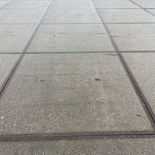 Gebruikte Stelconplaat 200x200x14 met hoeklijn B- Keus
