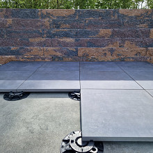 Ceramaxx 60x60x3 cm cimenti clay anthracite rectified