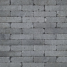 Antieke trommel waalformaat 7 cm antraciet