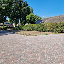 Antieke trommel dikformaat 8 cm oud emmen