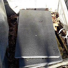 Terrastegel Fiamata 60x40x4,2 Nero met facet SP