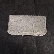 Betonklinker met deklaag 20x10x8 Wit met facet SP