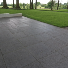 Basalt (G684) 60x60x3 cm gebruikt