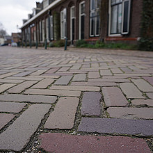 Oude gebakken dikformaten Bylands brons genuanceerd (losgestort)