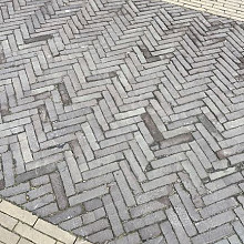 Oude gebakken waalformaten Leiden variabel lengte (in bigbags)