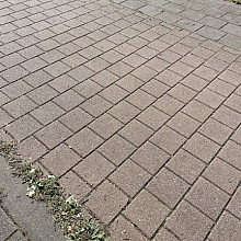 Gebruikte betonklinkers, 21x21x8 cm rood (losgestort)