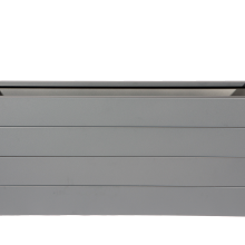 Bloembak poedercoat taupe 150x30x56