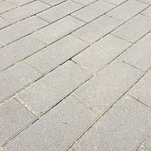 BSS 20x10x8 cm grijs (mini-facet, met deklaag)