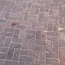 Oud gebakken keiformaat Delftshaven (op pallets)