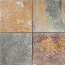 Multicolour slate basic 60x60x2-3cm