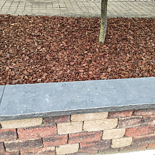 Afdekplaat blue moon rockface 100x25x4 cm. 2 ruwe zijdes + waterkering