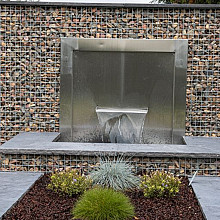 Afdekplaat blue moon rockface 100x35x4 cm. 3 ruwe zijdes + waterkering