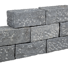 Castle rock xl tahiti blue 40x20x20 cm. rondom gekloofd en nageslagen