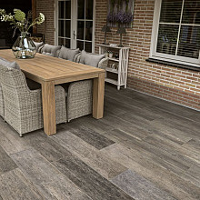 Keramische tegel rustic wood oak grey 30x120x2cm