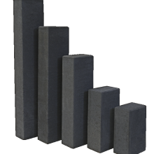 Betonpalisade 12x185x60 zwart