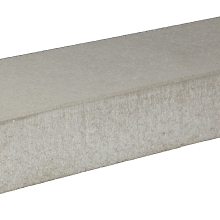 Traptrede 100x35x15cm grey glad