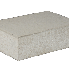 Traptrede 50x35x15cm grey glad