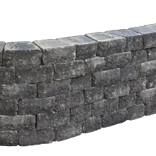 Pilestone coal 23/17x215x10cm