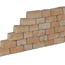 Promo wall mont blanc 17/24x15x10cm