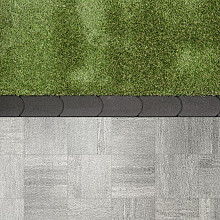 Kantsteen graskant antraciet 22x12x4,5cm