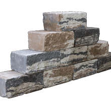 Straight block 35x20x15cm kilimanjaro