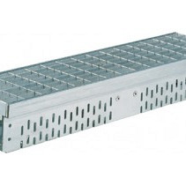 ACO Glassline gevelgoot met RVS maasrooster 200cm
