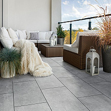 Keramische tegel cilento grigio due 80x80x2cm