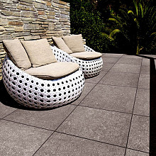 GeoCeramica Entree BB stone Dark Grey 60x60x4 cm