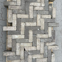 Oude gebakken Dikformaten Geel (op pallets)