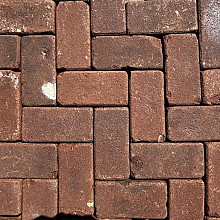 Oude gebakken Keiformaten Rood Beekhuizen (op pallets)