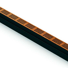ACO Slimline gootelement + rooster CorTen 100 cm