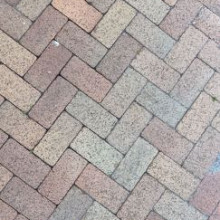 Oude gebakken keiformaten Vianen (op pallets)